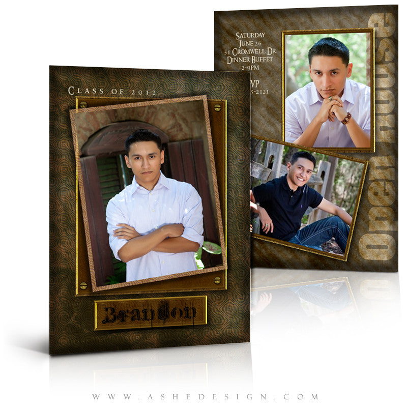 5x7 Flat Graduation Card - Brandon