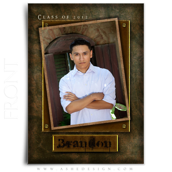 5x7 Flat Graduation Card - Brandon