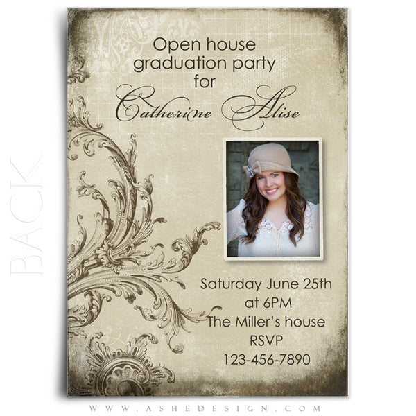 5x7 Flat Graduation Card - Catherine Alise