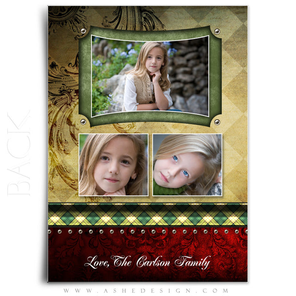 5x7 Flat Christmas Card - Christmas Couture