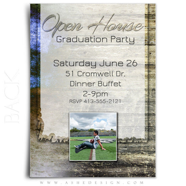 5x7 Flat Graduation Card - Devin Patrick