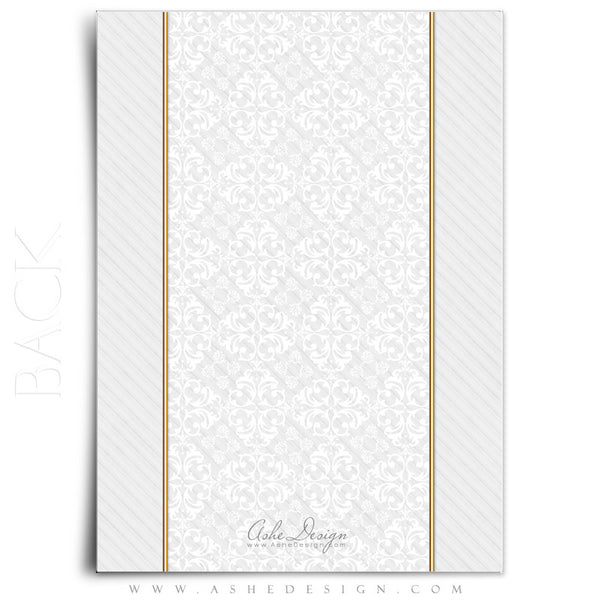 5x7 Flat Wedding Invitation - Embossed