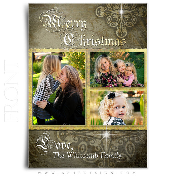 5x7 Flat Christmas Card - First Night