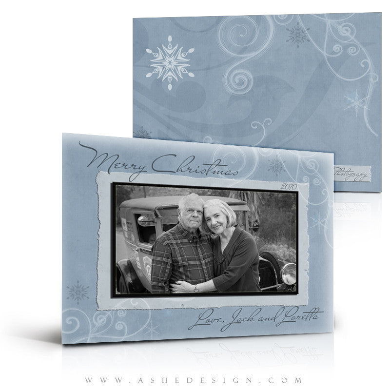 5x7 Flat Christmas Card - Frosted