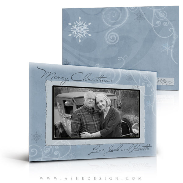 5x7 Flat Christmas Card - Frosted