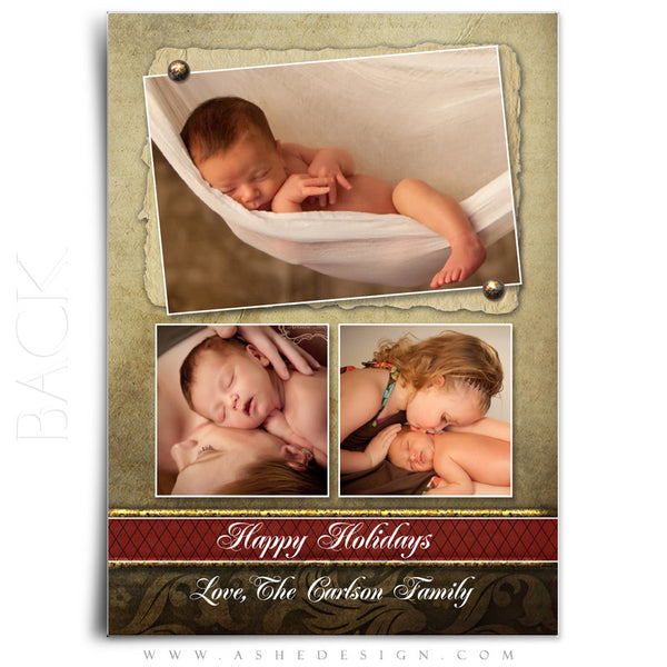 5x7 Flat Christmas Card - Ginger Bread