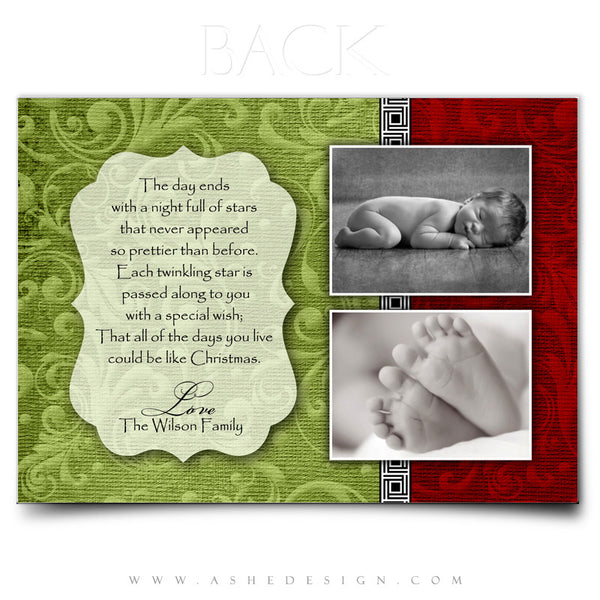 5x7 Flat Christmas Card - Joy