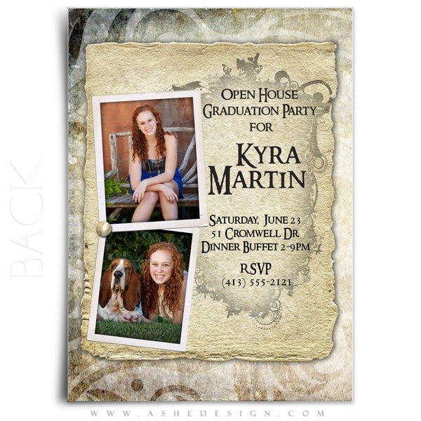 5x7 Flat Graduation Card - Kyra Ann