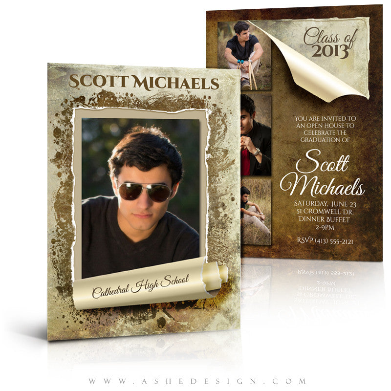 5x7 Flat Card Design - Ripped