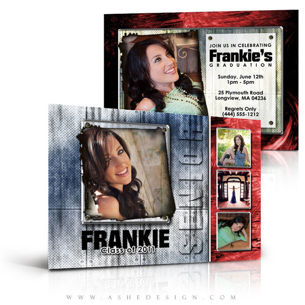 Riveted 5x7 Flat Card