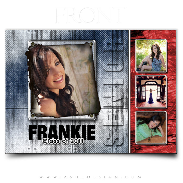 Riveted 5x7 Flat Card front