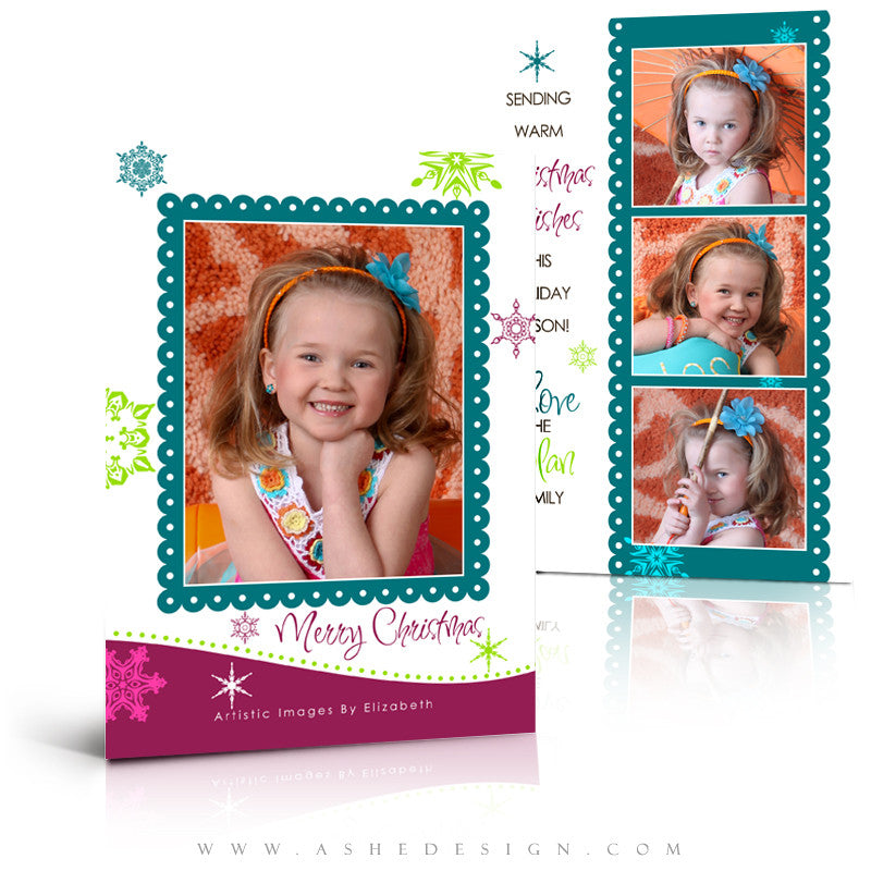 5x7 Flat Christmas Card - Santa Baby