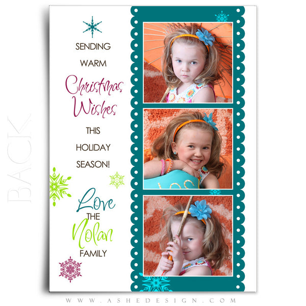 5x7 Flat Christmas Card - Santa Baby