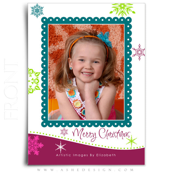 5x7 Flat Christmas Card - Santa Baby