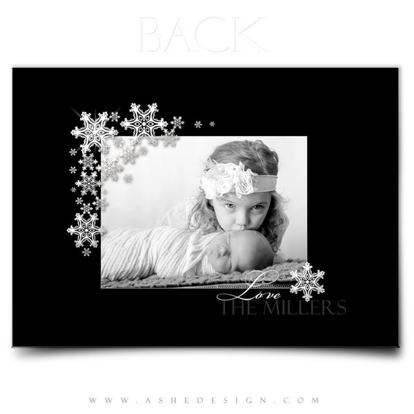 5x7 Flat Christmas Card - Silent Night