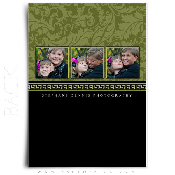 5x7 Flat Christmas Card - Sophisticated