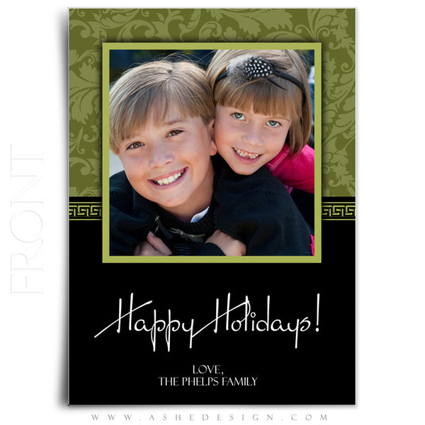 5x7 Flat Christmas Card - Sophisticated