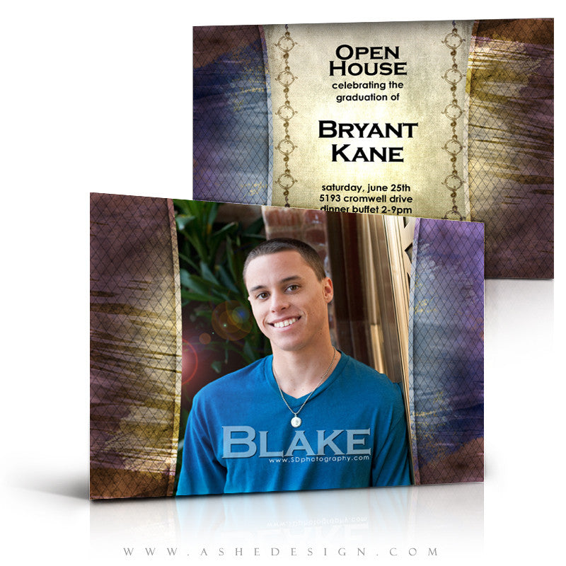 5x7 Flat Card Design - Spring Rain