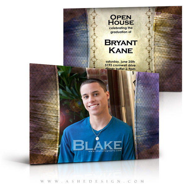 5x7 Flat Card Design - Spring Rain