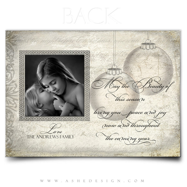 5x7 Flat Christmas Card - The Night Before Christmas