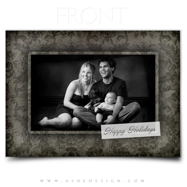 5x7 Flat Christmas Card - Timeless