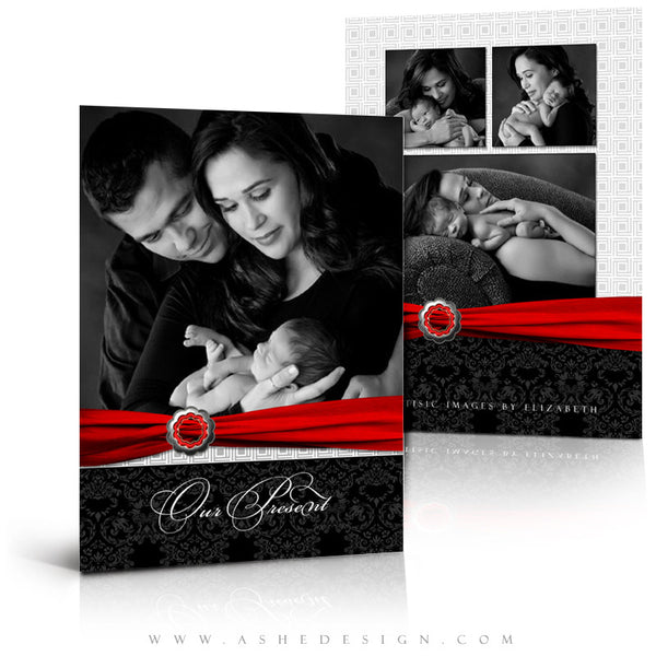 5x7 Flat Christmas Card - Top Shelf