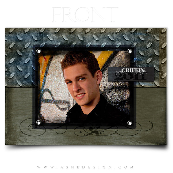 5x7 Flat Graduation Card - Urban Blade