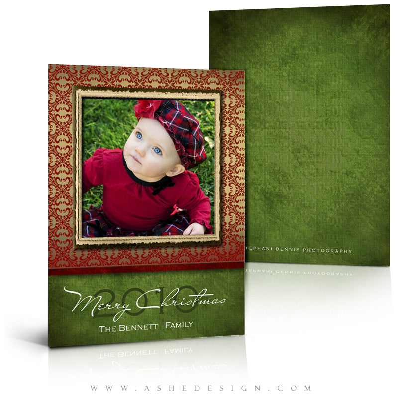 5x7 Flat Christmas Card - Velvet