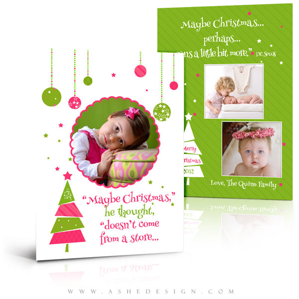 5x7 Flat Christmas Card - Whimsical Christmas