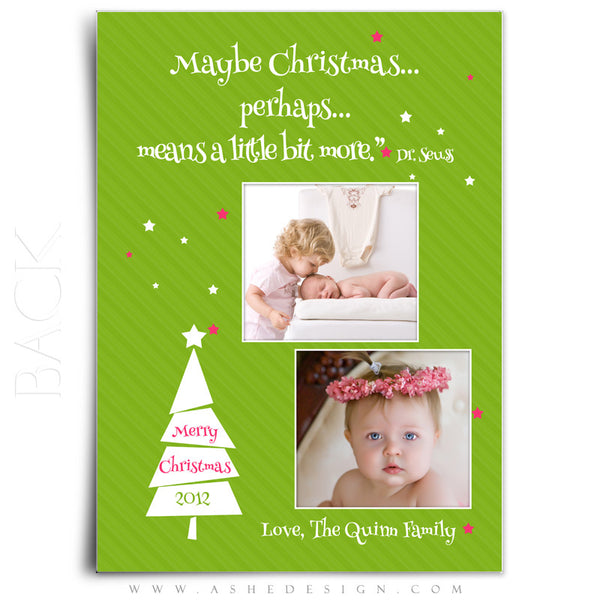 5x7 Flat Christmas Card - Whimsical Christmas