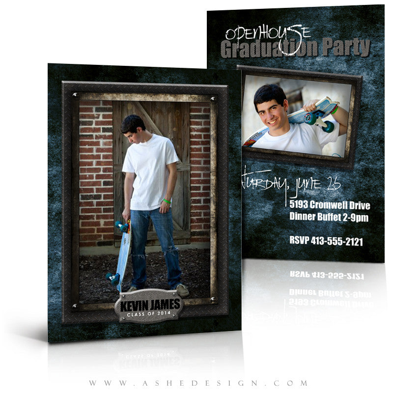 5x7 Flat Card Design - Wrought Iron