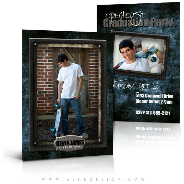 5x7 Flat Card Design - Wrought Iron