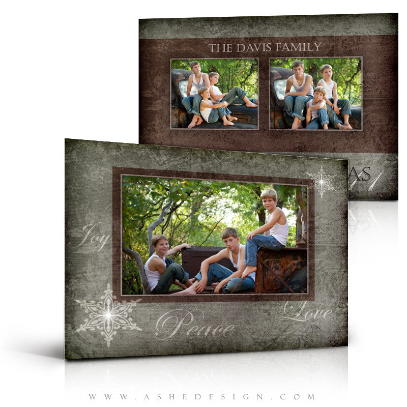 5x7 Flat Christmas Card - Yule Tide