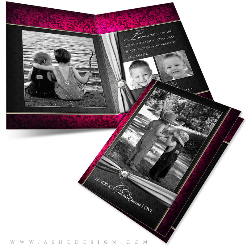 5x7 Folded Card Design - Cheer