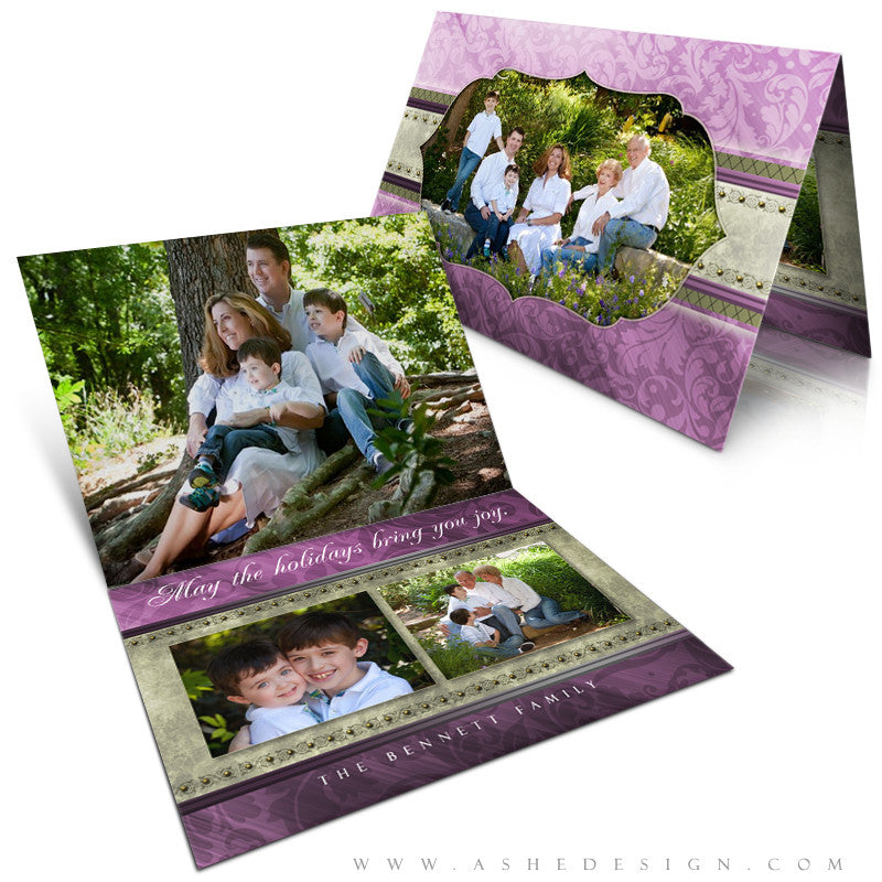 5x7 Folded Card Design - Christmas Wish