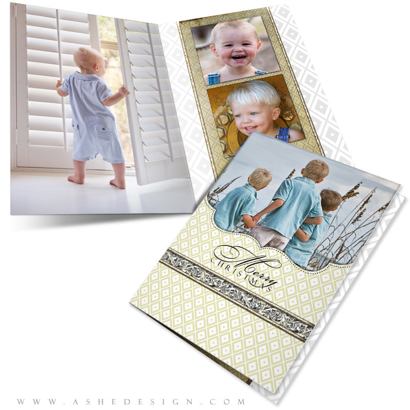 5x7 Folded Christmas Card - Faith