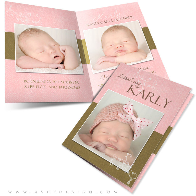 5x7 Folded Card Design - Karly Carol