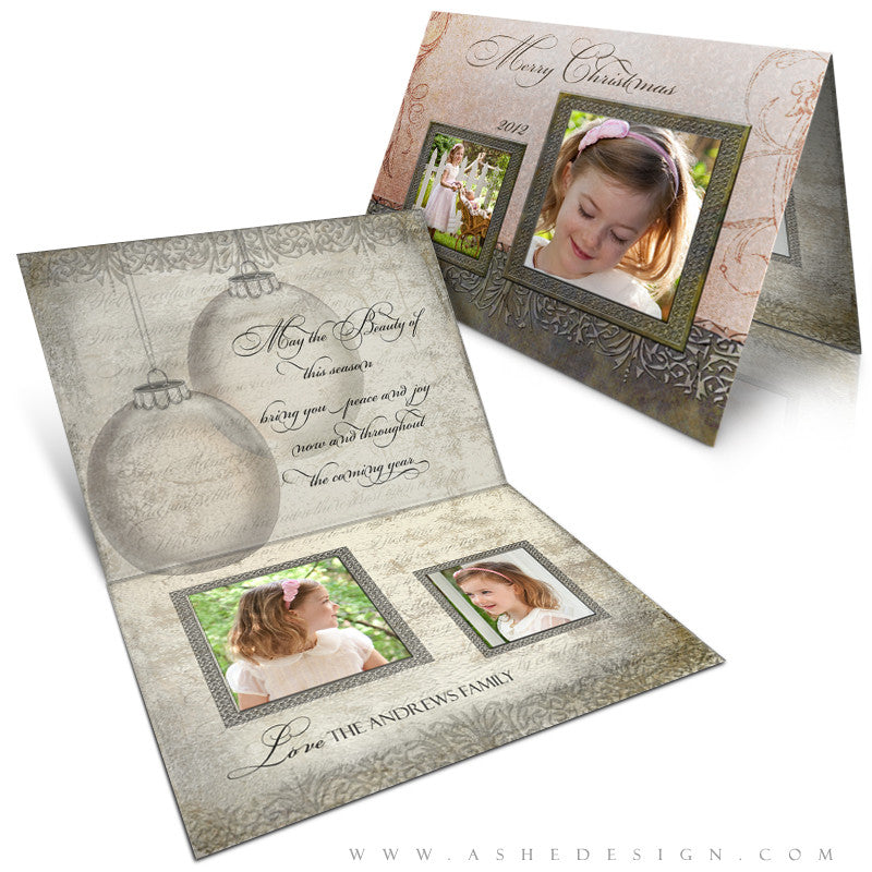 5x7 Folded Card Design - The Night Before Christmas