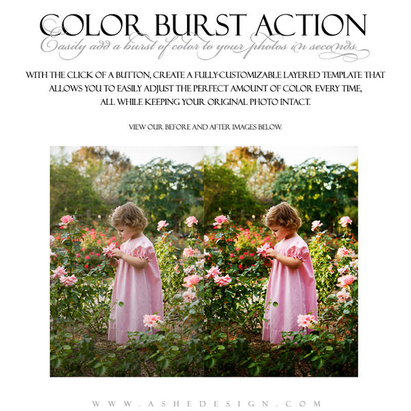 Ashe Design | Photoshop Action | Color Burst1