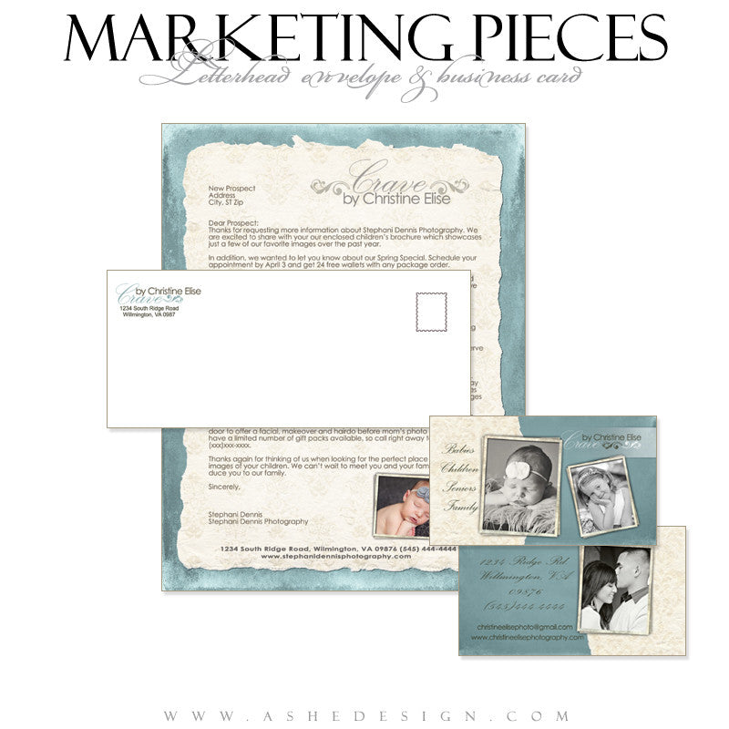 Business Card & Letterhead Set Designs - Soul Mate