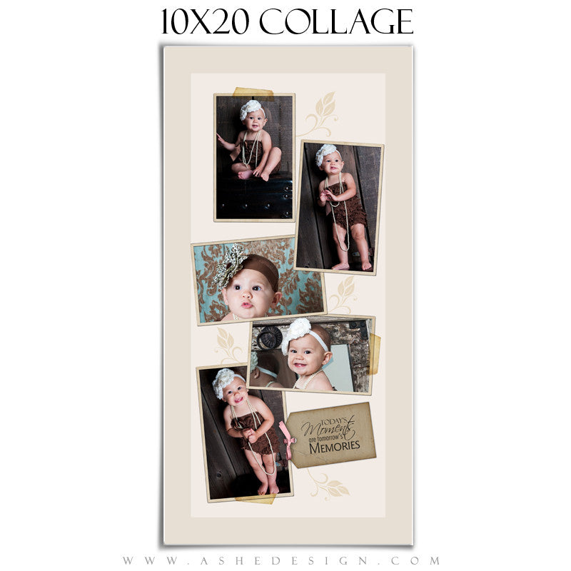 Collage Design (10x20) - A Stitch in Time
