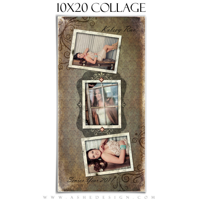 Collage Design (10x20) - Shabby Chic