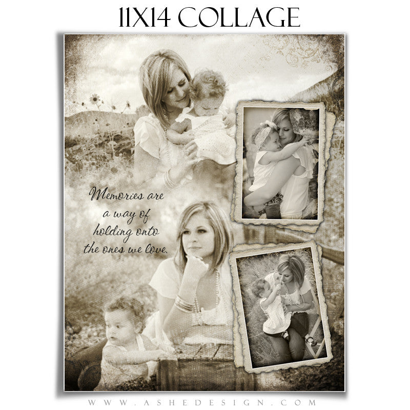 Collage Design (11x14) - Antique Fairy Tale