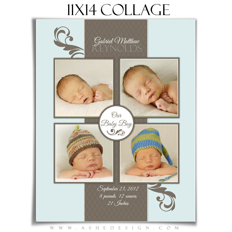 Collage Design (11x14) - Gabriel Matthew