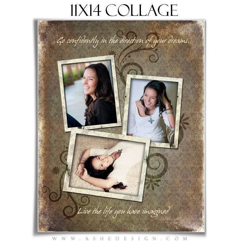 Collage Design (11x14) - Shabby Chic