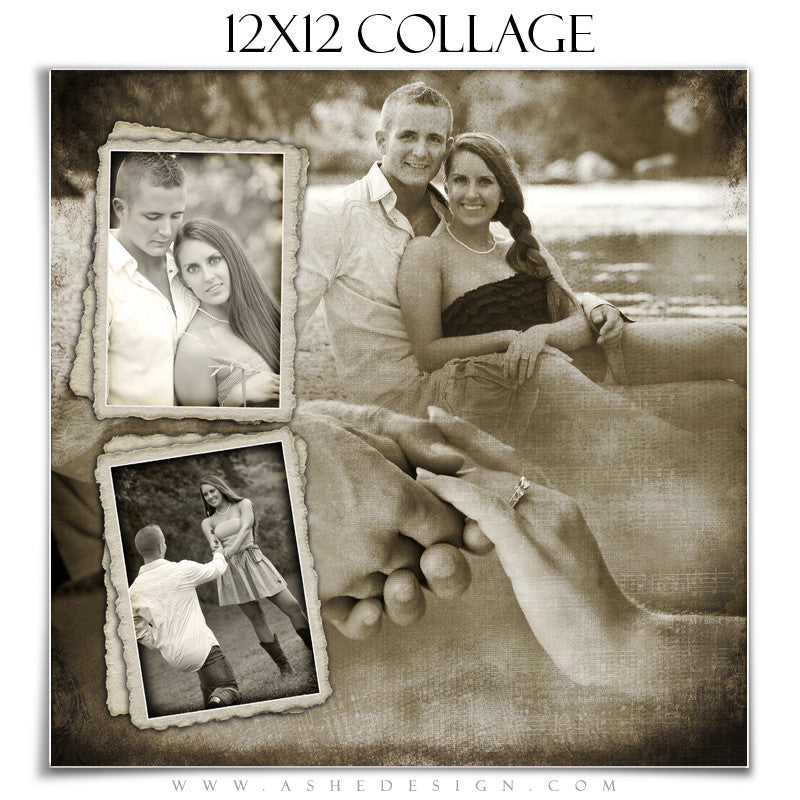 Collage Design (12x12) - Antique Fairy Tale