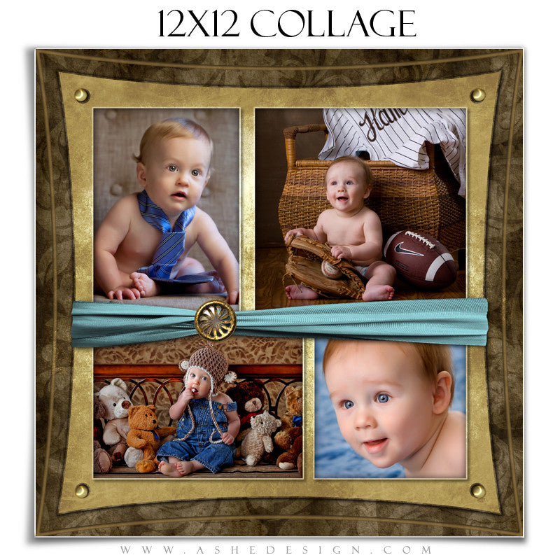 Collage Design (12x12) - Engraved