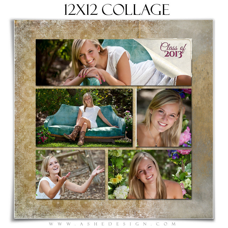 Collage Design (12x12) - Scrolled