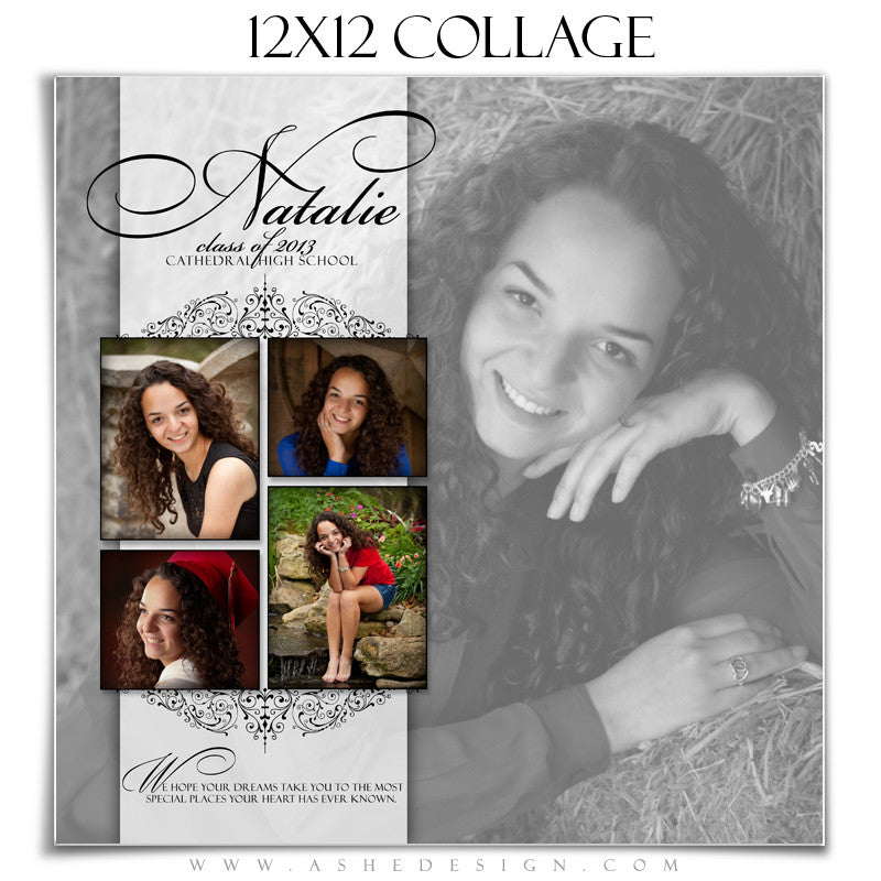 Ashe Design | Simply Classic 12x12 Photography Template