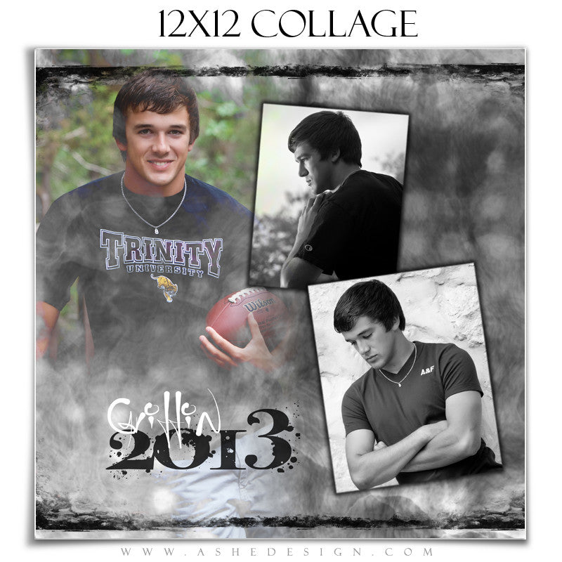 Collage Template 12x12 | Smoke & Mirrors